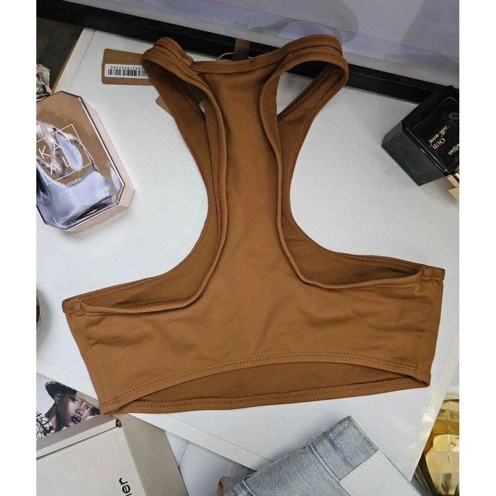 SKIMS Swim High Neck Racerback Top XXS